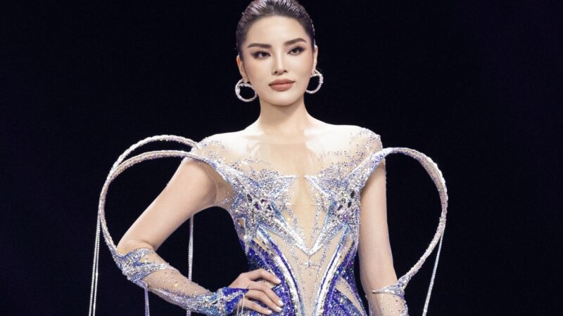 Kỳ Duyên Cùng Thí Sinh Miss Universe Vietnam Diễn Đầm Dạ Hội