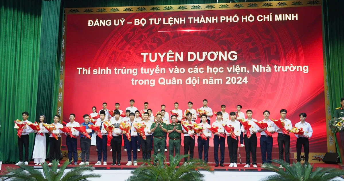 Tphcm, Đồng Nai Tuyên Dương Thí Sinh Trúng Tuyển Học Viện, Trường Quân Đội Năm 2024