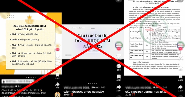 Thí Sinh Hoang Mang Tin Đề Thi Đánh Giá Năng Lực ‘Có 5 Phần, 13 Tổ Hợp’