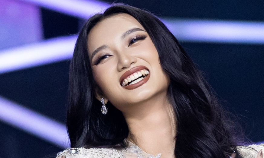 Quỳnh Anh Diễn Đầm Dạ Hội Ở Bán Kết Miss Universe Vietnam 2024