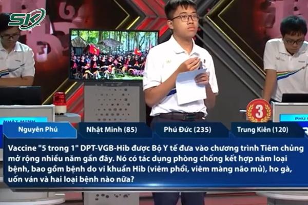 2Sao.vnbất Ngờ Câu Hỏi Khiến Cả 4 Thí Sinh ‘Bó Tay' Tại Chung Kết Olympia 2024Trong Vòng Về Đích Cuộc Thi Chung Kết Đường Lên Đỉnh Olympia Năm 2024, Một 
Câu Hỏi Về Vaccine Đã Khiến Cả 4 Thí Sinh Bó Tay..36 Phút Trước