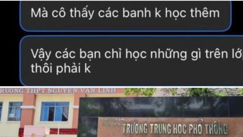 Nhắn “Dạy Trên Lớp Không Kịp” Gạ Học Sinh Học Thêm, Cô Giáo Bị Cắt Thu Nhập