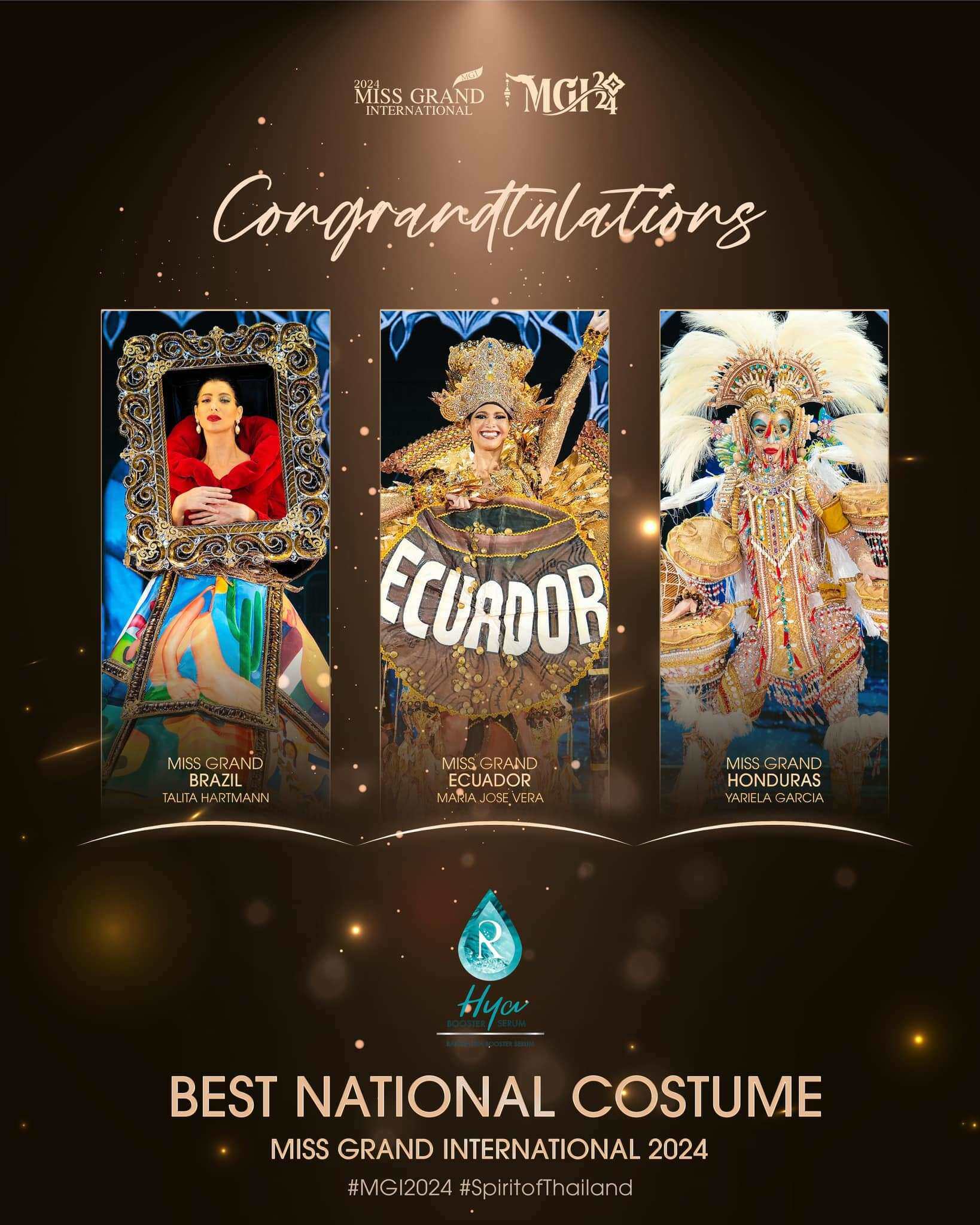 Best International Costume Thuộc Về 3 Người Đẹp Miss Grand Ecudor, Miss Grand Brazil Và Miss Grand Hoduras&Amp;Nbsp;