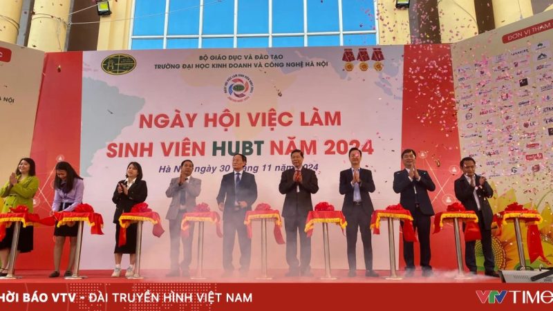 Ngày hội việc làm sinh viên HUBT năm 2024 thu hút 100 doanh nghiệp, 5.000 cơ hội việc làm