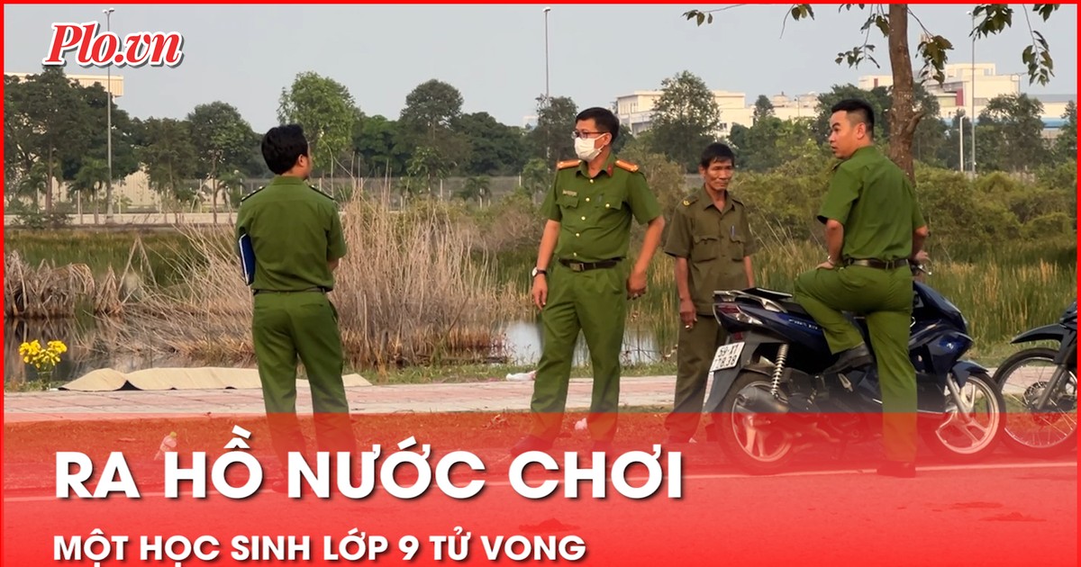 Rủ nhau ra hồ nước chơi, một học sinh lớp 9 tử vong